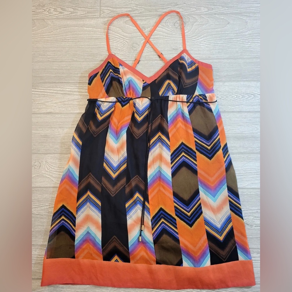 Guess Multicoloured Spaghetti Strap Dress